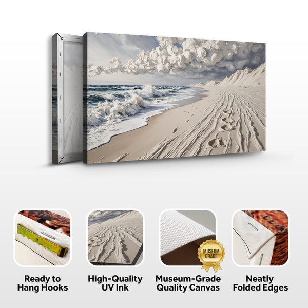 Footprints in the Sand Wall Art